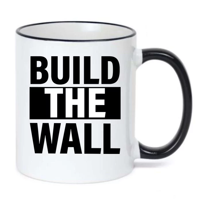 Build The Wall Box Logo Black Color Changing Mug