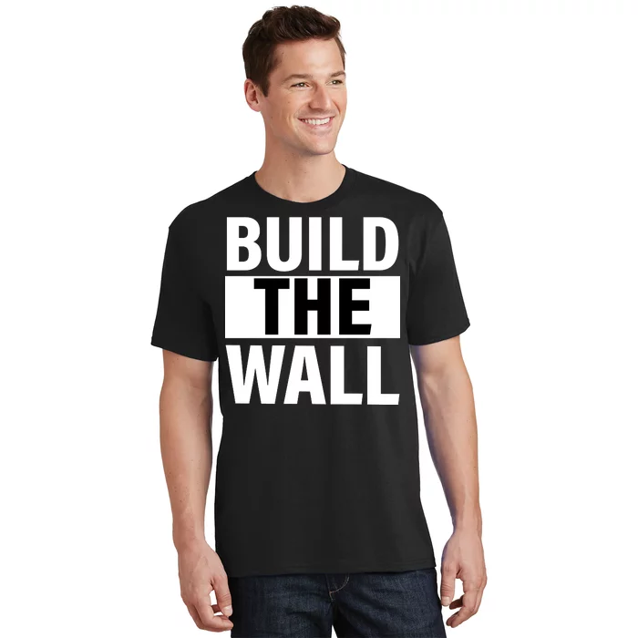 Build The Wall Box Logo T-Shirt