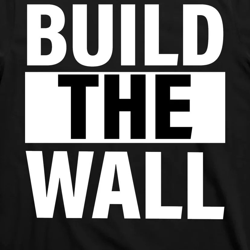 Build The Wall Box Logo T-Shirt