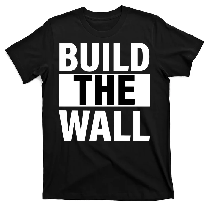 Build The Wall Box Logo T-Shirt