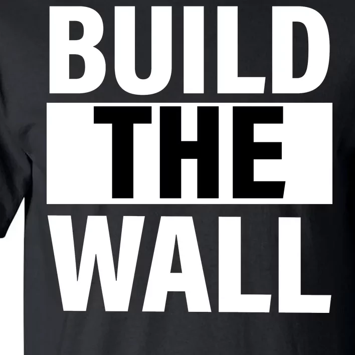 Build The Wall Box Logo Tall T-Shirt