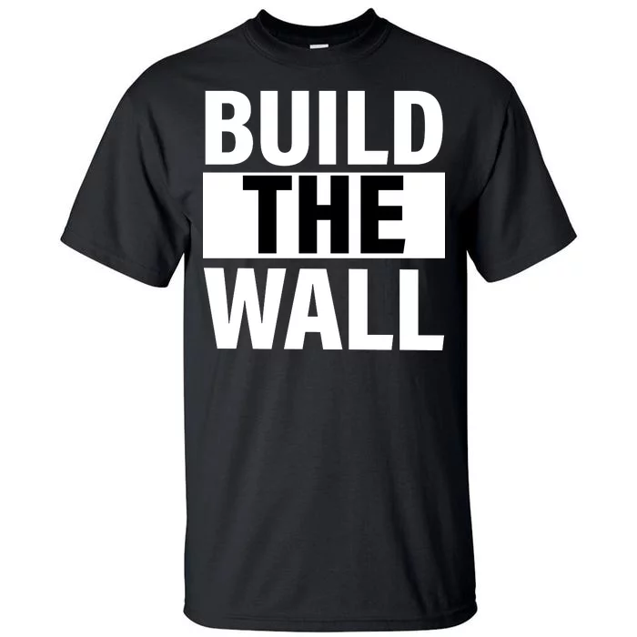 Build The Wall Box Logo Tall T-Shirt