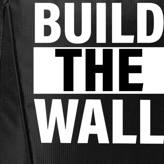 Build The Wall Box Logo City Backpack