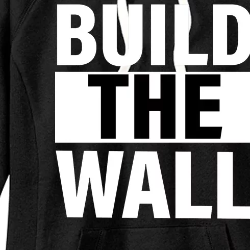 Build The Wall Box Logo Women's Fleece Hoodie