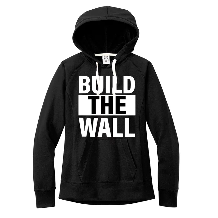 Build The Wall Box Logo Women's Fleece Hoodie