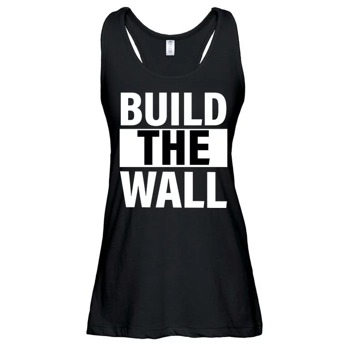 Build The Wall Box Logo Ladies Essential Flowy Tank