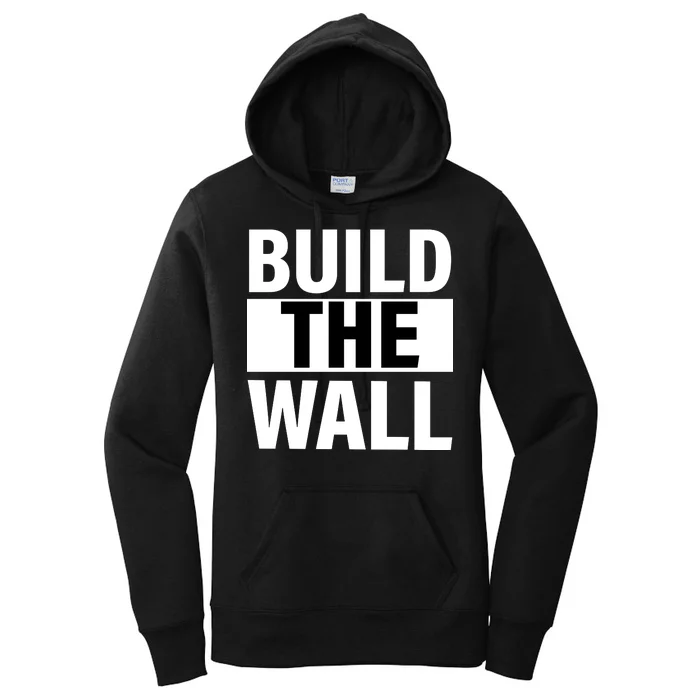 Build The Wall Box Logo Women's Pullover Hoodie