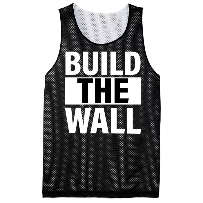 Build The Wall Box Logo Mesh Reversible Basketball Jersey Tank