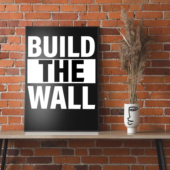 Build The Wall Box Logo Poster