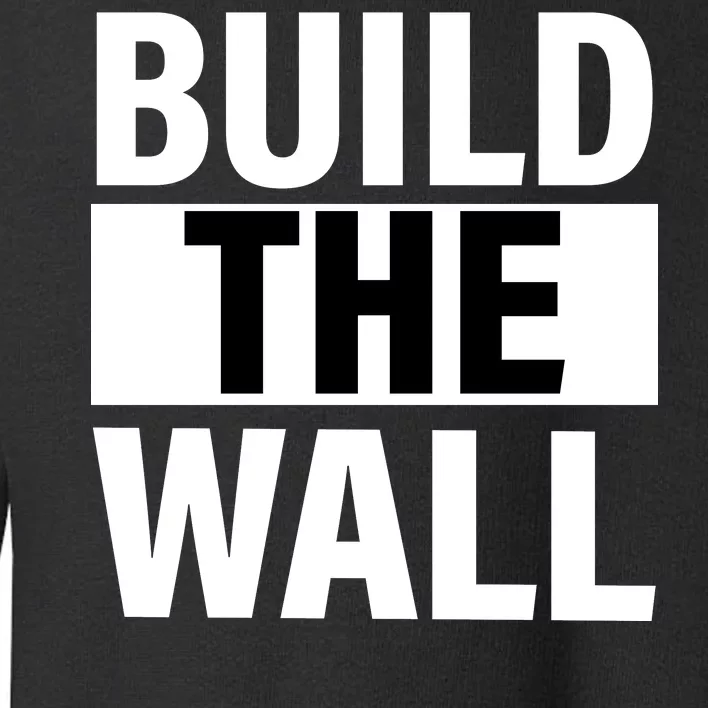 Build The Wall Box Logo Toddler Sweatshirt