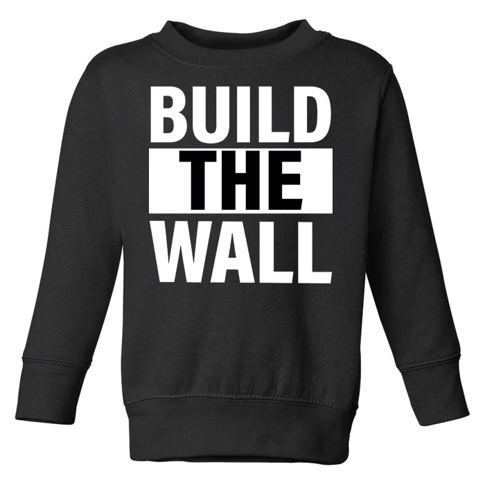 Build The Wall Box Logo Toddler Sweatshirt