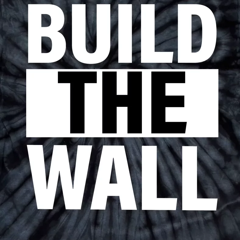 Build The Wall Box Logo Tie-Dye T-Shirt