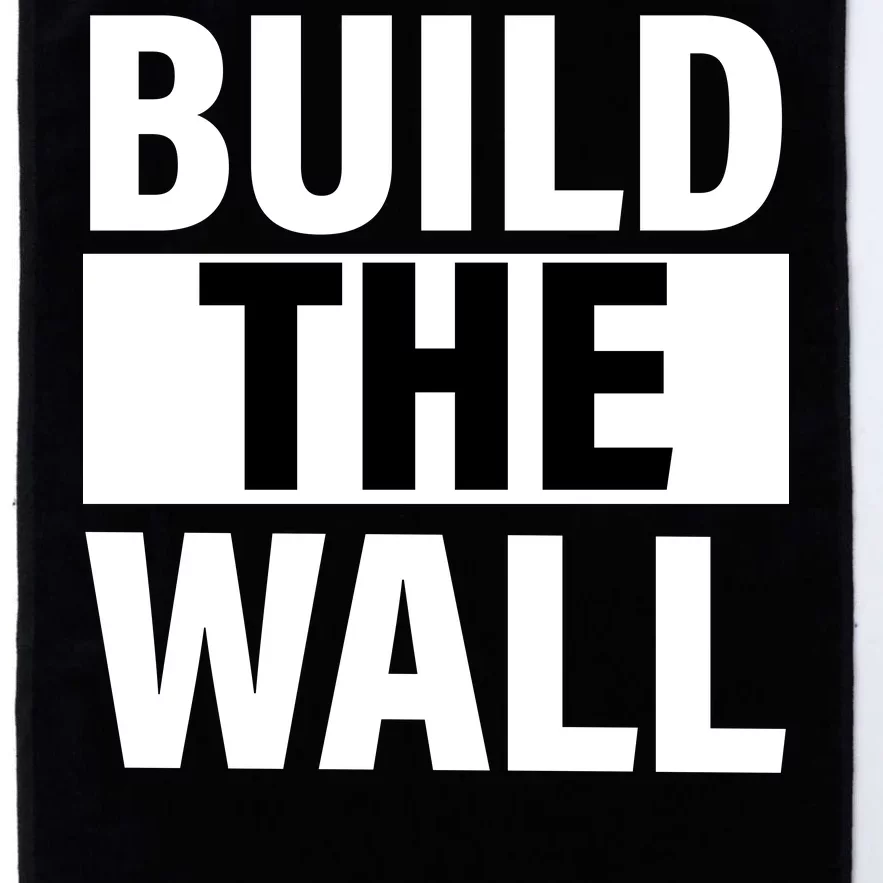 Build The Wall Box Logo Platinum Collection Golf Towel