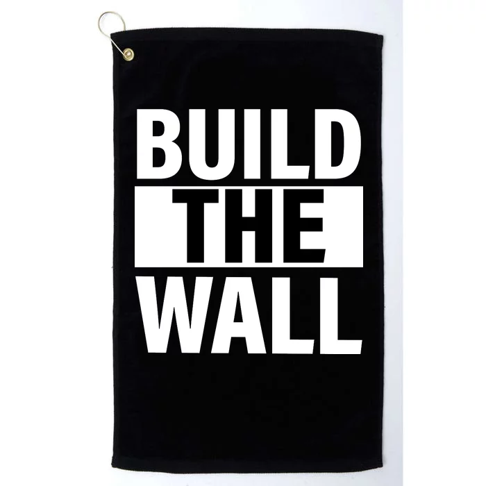 Build The Wall Box Logo Platinum Collection Golf Towel