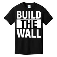 Donald Trump Border Wall Construction Co Kids T-Shirt