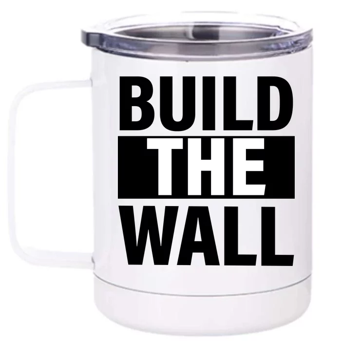 Build The Wall Box Logo Front & Back 12oz Stainless Steel Tumbler Cup