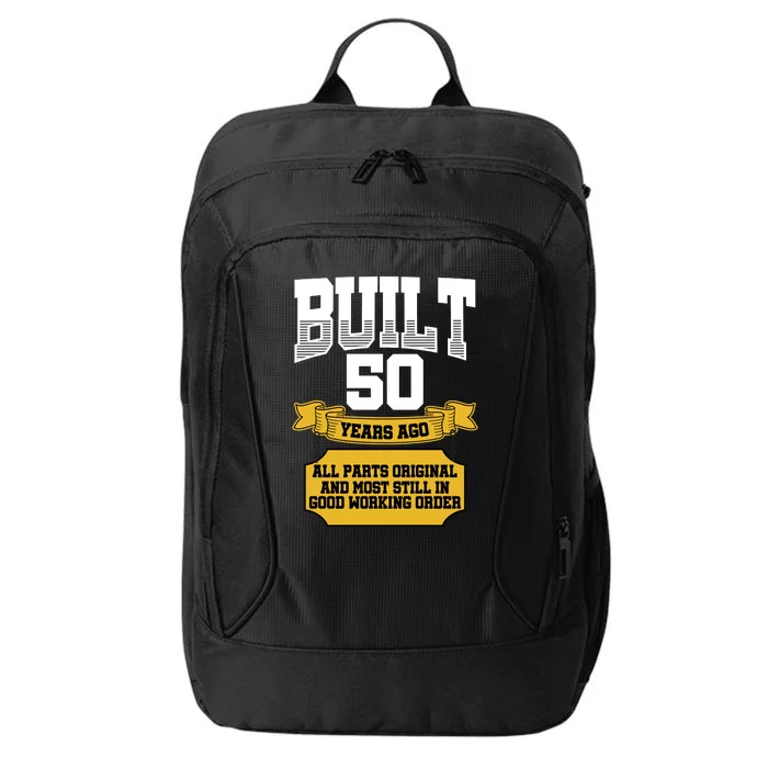 Built 50th Birthday All Original Part City Backpack