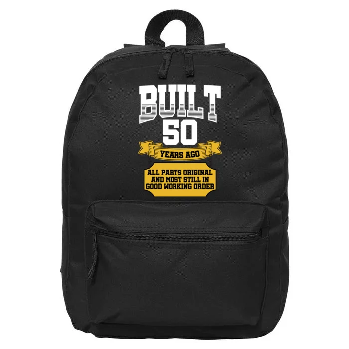 Built 50th Birthday All Original Part 16 in Basic Backpack