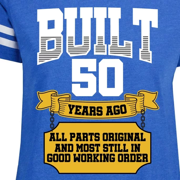 Built 50th Birthday All Original Part Enza Ladies Jersey Football T-Shirt