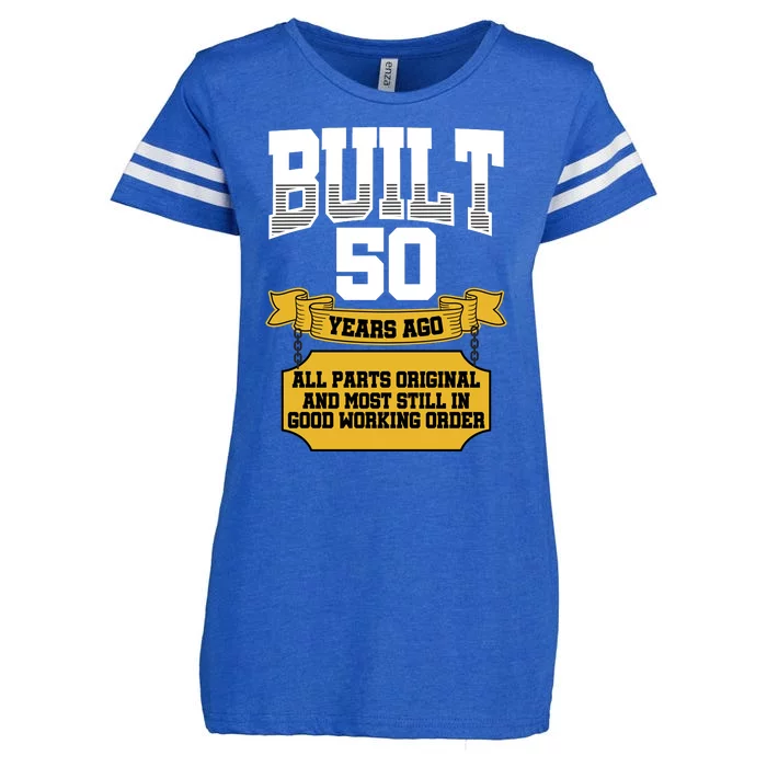 Built 50th Birthday All Original Part Enza Ladies Jersey Football T-Shirt