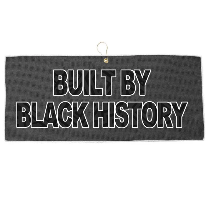 Built By Black History Black History Month Large Microfiber Waffle Golf Towel