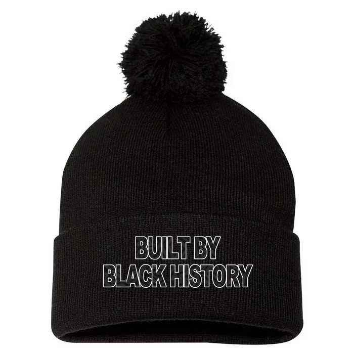 Built By Black History Black History Month Pom Pom 12in Knit Beanie