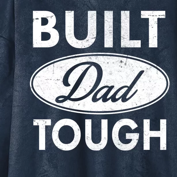 Built Dad Tough Car Logo Hooded Wearable Blanket