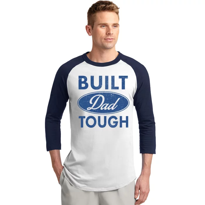 Built Dad Tough Car Logo Baseball Sleeve Shirt