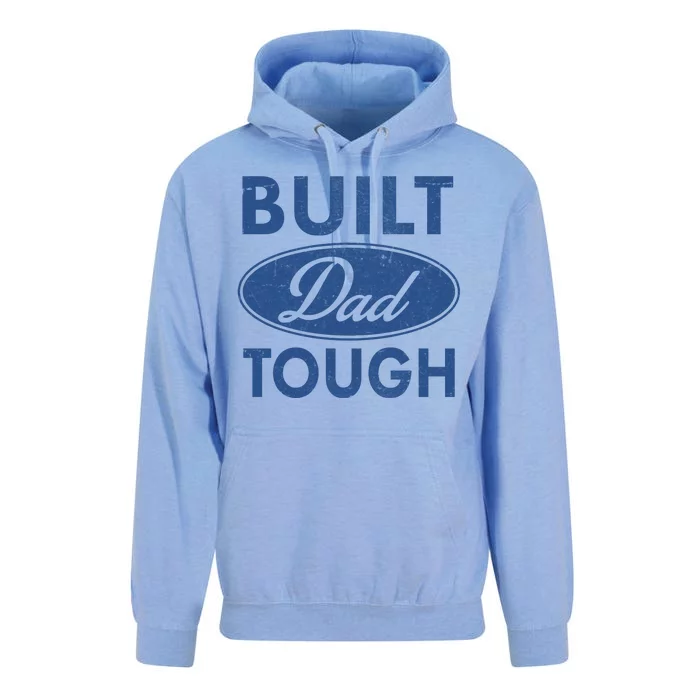 Built Dad Tough Car Logo Unisex Surf Hoodie