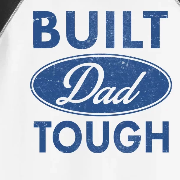 Built Dad Tough Car Logo Toddler Fine Jersey T-Shirt