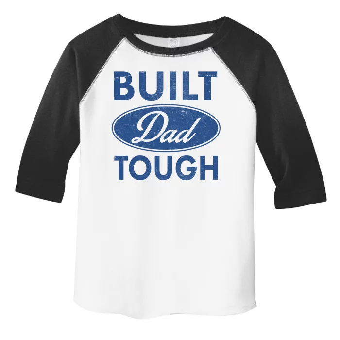 Built Dad Tough Car Logo Toddler Fine Jersey T-Shirt