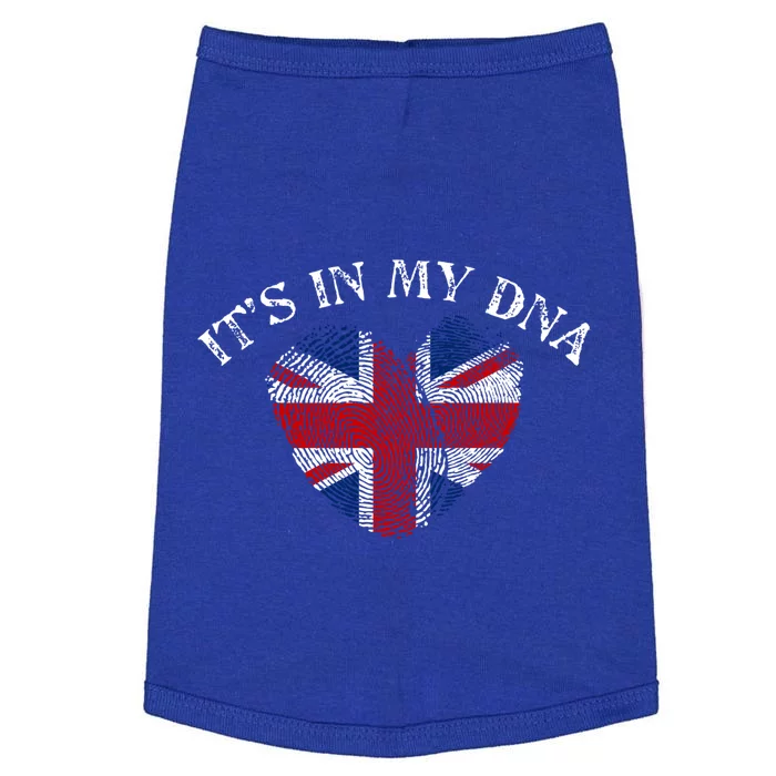 British Union Jack Dna Uk Flag Gift Cool Gift Doggie Tank