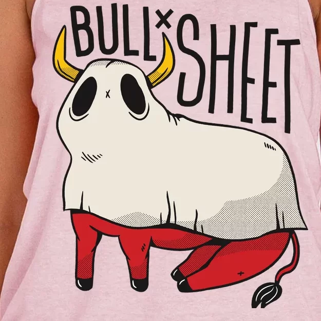 Bull Sheet Women's Knotted Racerback Tank