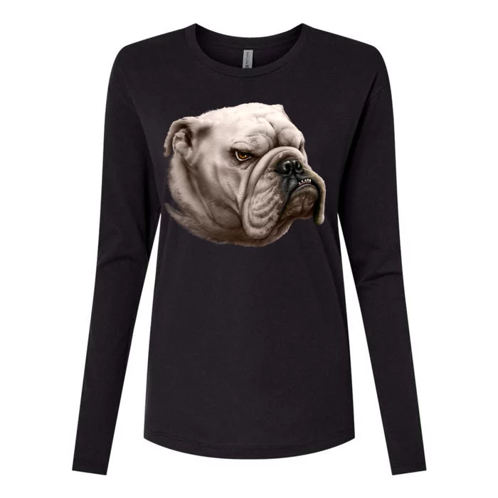 Bulldog Womens Cotton Relaxed Long Sleeve T-Shirt