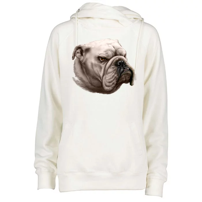 Bulldog Womens Funnel Neck Pullover Hood