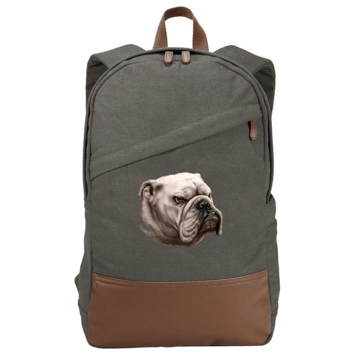 Bulldog Cotton Canvas Backpack