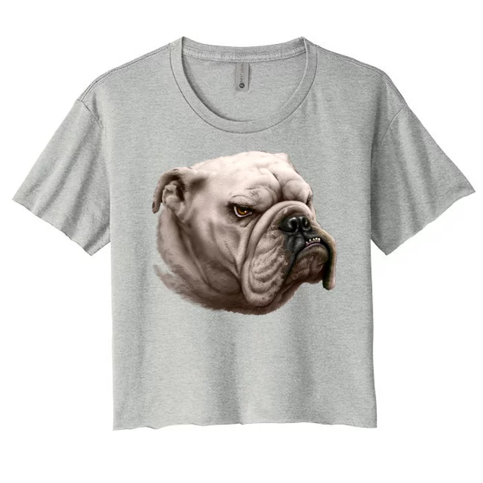 Bulldog Women's Crop Top Tee