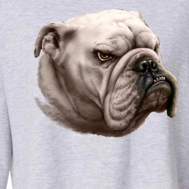 Bulldog Cropped Pullover Crew