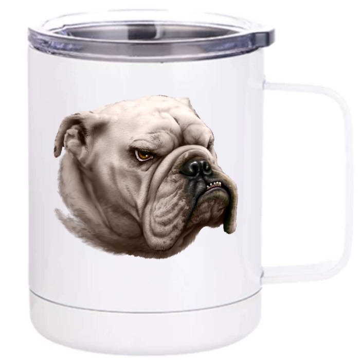 Bulldog Front & Back 12oz Stainless Steel Tumbler Cup