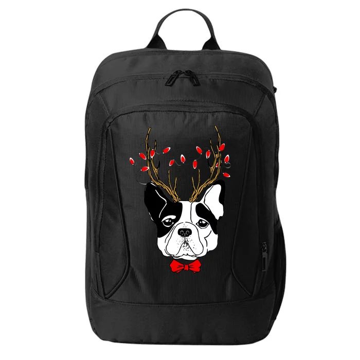 Bulldog Deer Antlers City Backpack