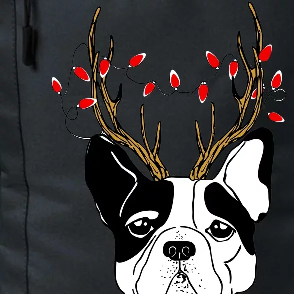 Bulldog Deer Antlers Daily Commute Backpack