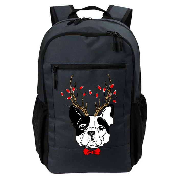 Bulldog Deer Antlers Daily Commute Backpack