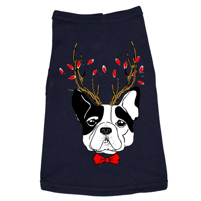 Bulldog Deer Antlers Doggie Tank