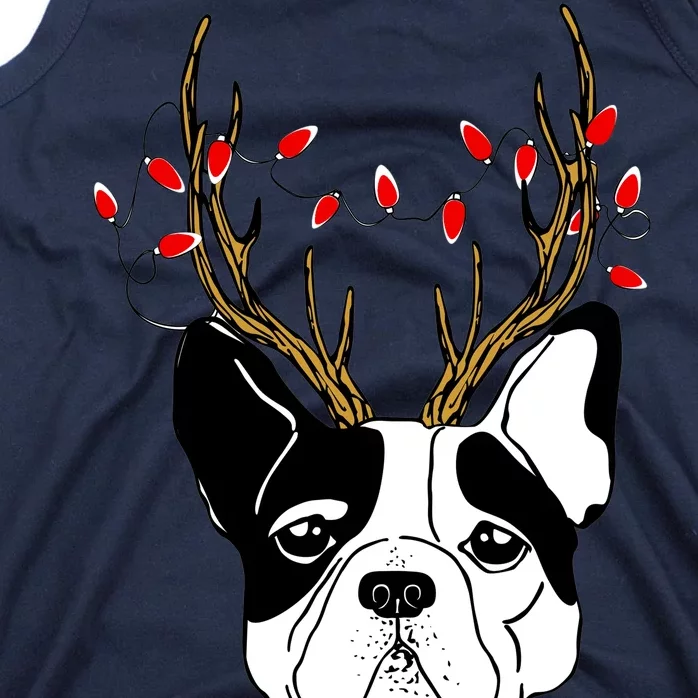 Bulldog Deer Antlers Tank Top