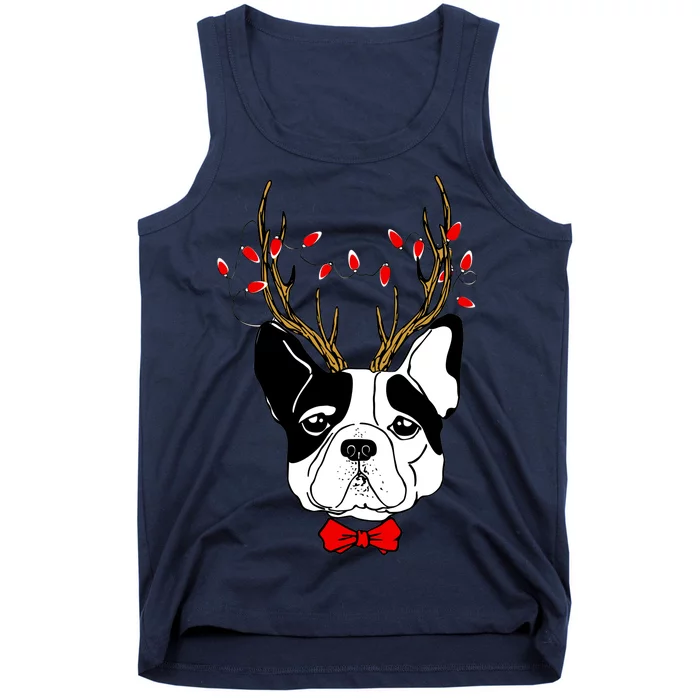 Bulldog Deer Antlers Tank Top