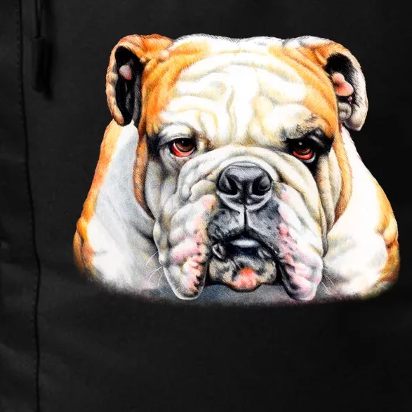 Bulldog Face Front Daily Commute Backpack