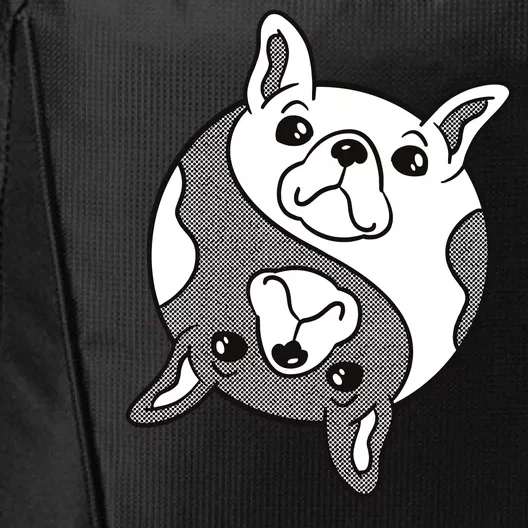 Bulldog Yin Yang City Backpack