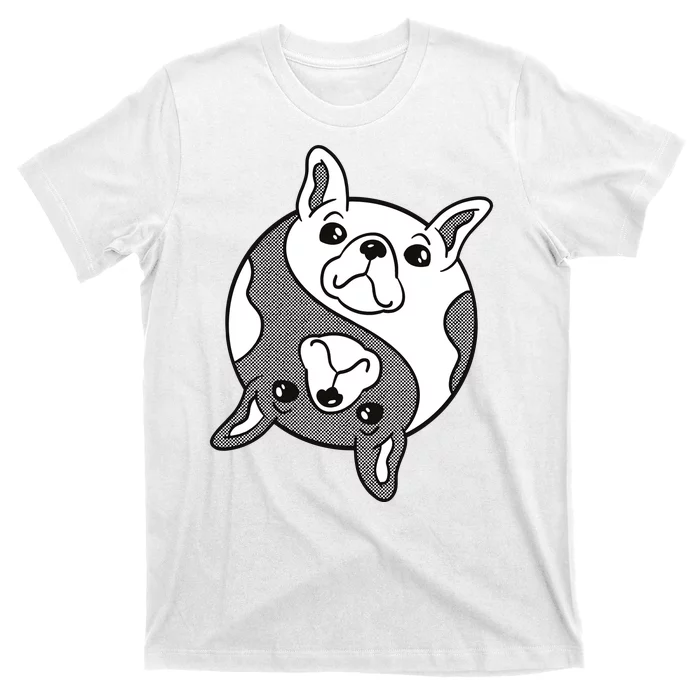 Bulldog Yin Yang T-Shirt