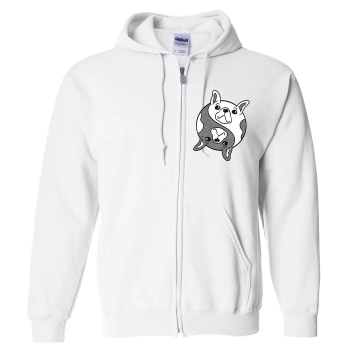 Bulldog Yin Yang Full Zip Hoodie