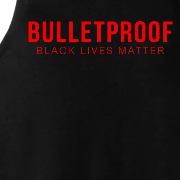 Bulletproof Black Lives Matter Logo Ladies Tri-Blend Wicking Tank